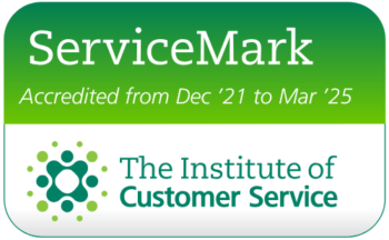 The Service Mark logo from the Institute of Customer service