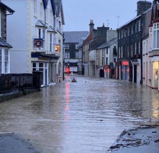 Llanrwst flooding