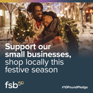 Shop Local Festive Social Cards-English