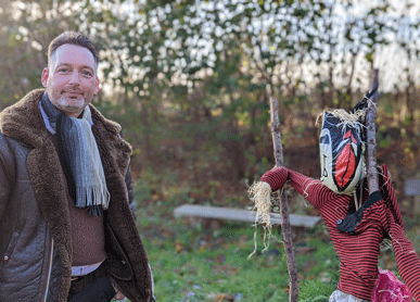 Mark with the schemes resident Scarecrow